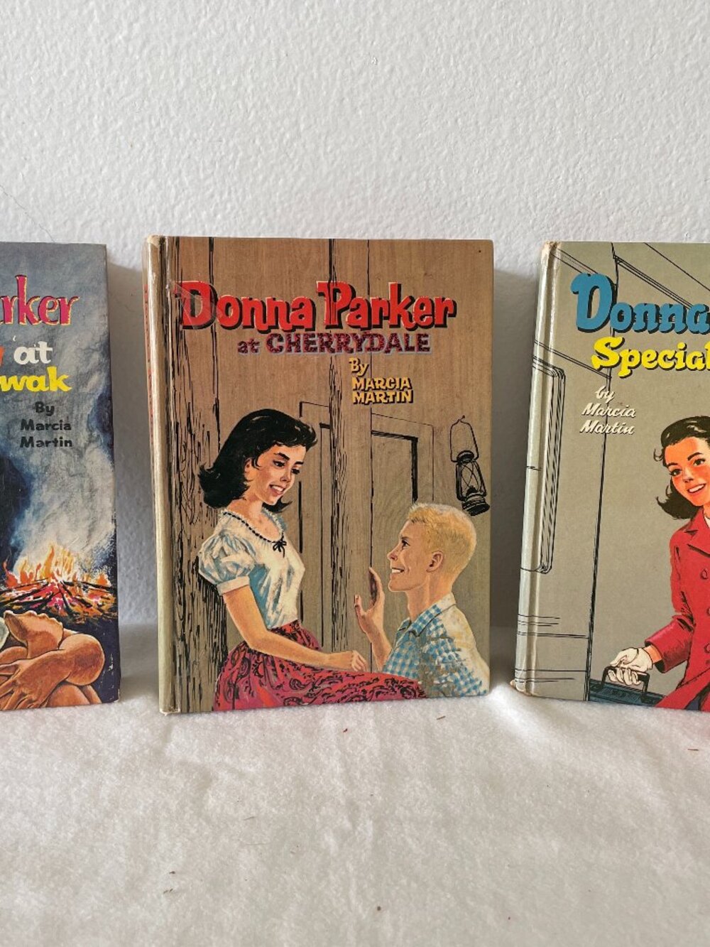 Lot of 3 VTG Donna Parker HC Books